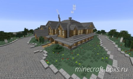 Карта Large Mountain House для Minecraft 1.8